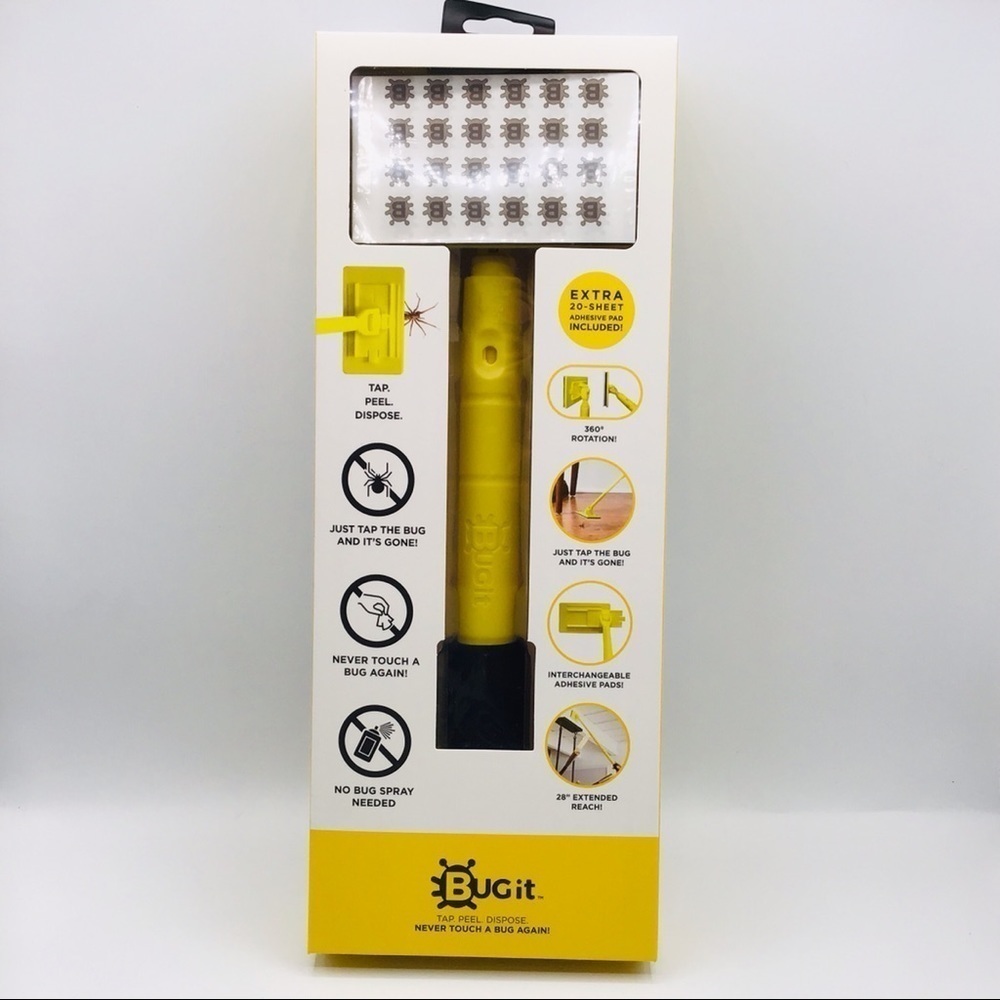New Bug It Never Touch A Bug Again! Extending Wand Rotating Head +Extra…